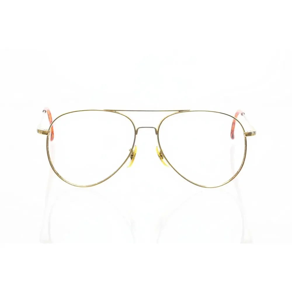 AO American Optical Gold Aviator 58-18mm Sunglass / Eyeglass FRAMES ONLY - GOOD